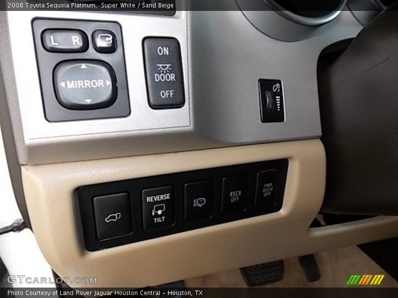 Super White / Sand Beige 2008 Toyota Sequoia Platinum