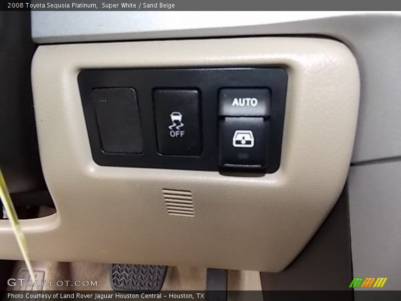 Super White / Sand Beige 2008 Toyota Sequoia Platinum