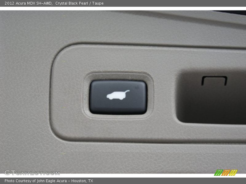 Crystal Black Pearl / Taupe 2012 Acura MDX SH-AWD