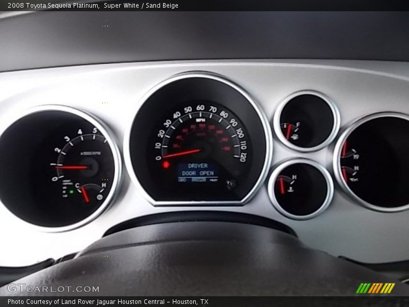  2008 Sequoia Platinum Platinum Gauges