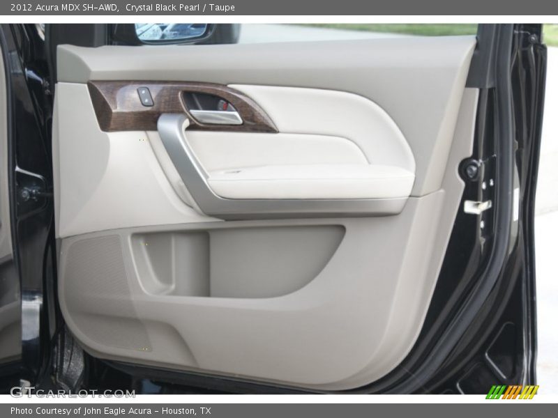 Crystal Black Pearl / Taupe 2012 Acura MDX SH-AWD
