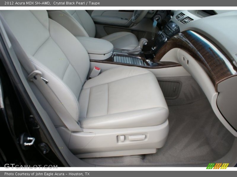Crystal Black Pearl / Taupe 2012 Acura MDX SH-AWD