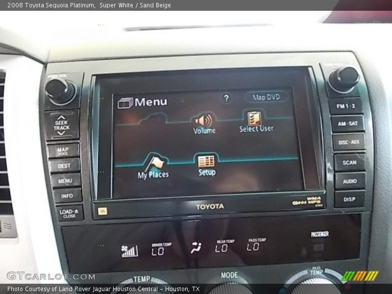 Super White / Sand Beige 2008 Toyota Sequoia Platinum