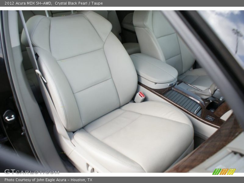 Crystal Black Pearl / Taupe 2012 Acura MDX SH-AWD