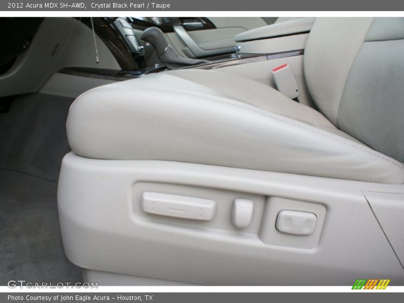 Crystal Black Pearl / Taupe 2012 Acura MDX SH-AWD