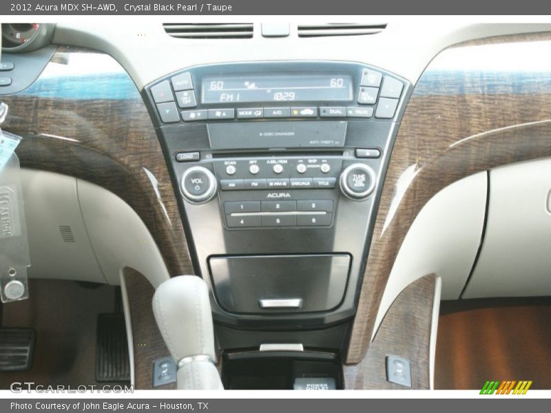 Crystal Black Pearl / Taupe 2012 Acura MDX SH-AWD