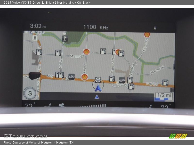 Bright Silver Metallic / Off-Black 2015 Volvo V60 T5 Drive-E