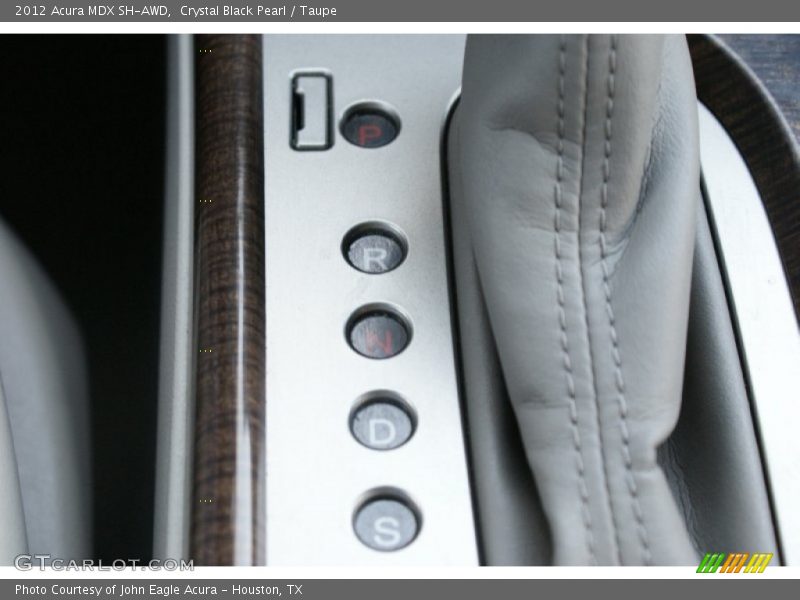 Crystal Black Pearl / Taupe 2012 Acura MDX SH-AWD