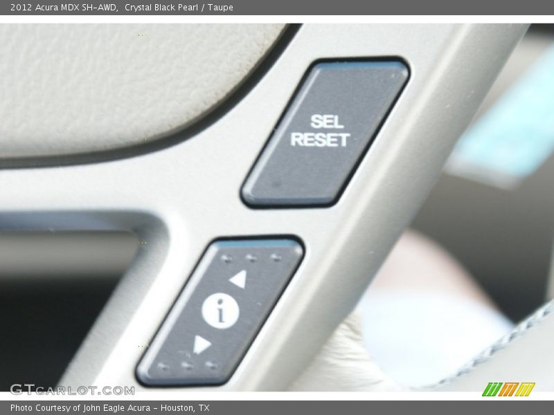 Crystal Black Pearl / Taupe 2012 Acura MDX SH-AWD