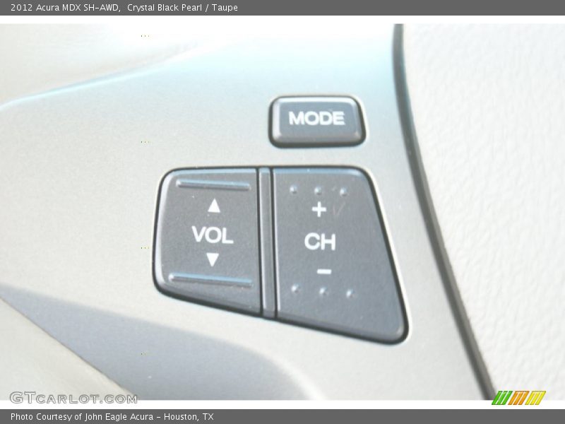 Crystal Black Pearl / Taupe 2012 Acura MDX SH-AWD