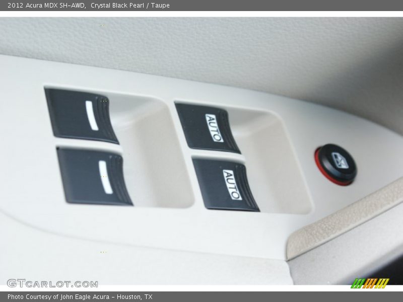 Crystal Black Pearl / Taupe 2012 Acura MDX SH-AWD