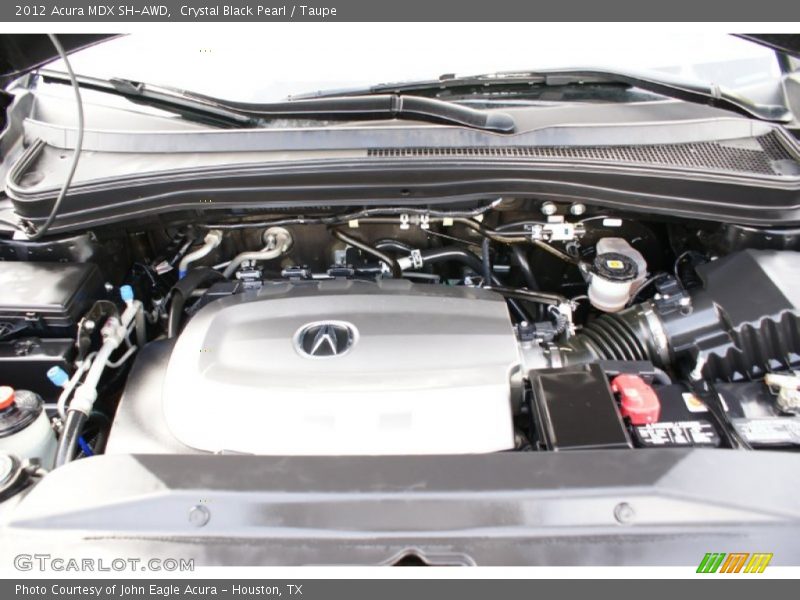 Crystal Black Pearl / Taupe 2012 Acura MDX SH-AWD