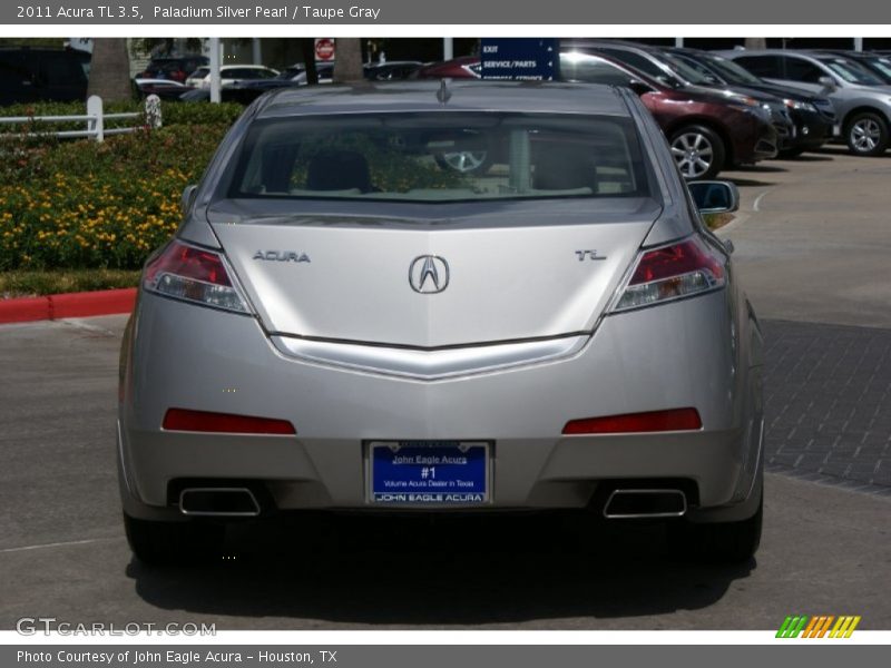 Paladium Silver Pearl / Taupe Gray 2011 Acura TL 3.5