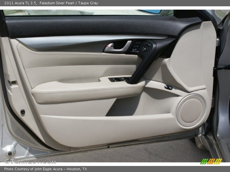 Paladium Silver Pearl / Taupe Gray 2011 Acura TL 3.5