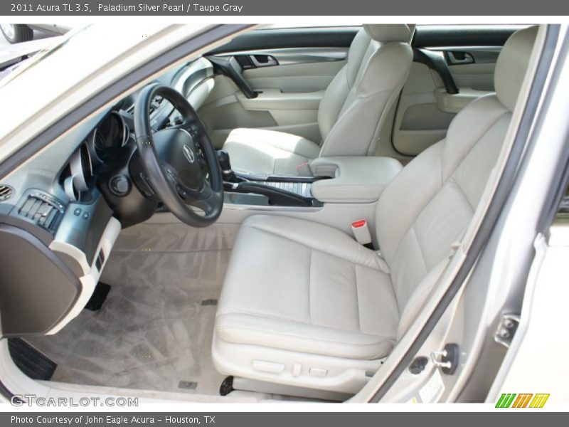Paladium Silver Pearl / Taupe Gray 2011 Acura TL 3.5