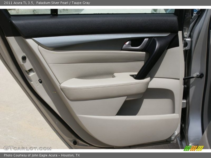 Paladium Silver Pearl / Taupe Gray 2011 Acura TL 3.5