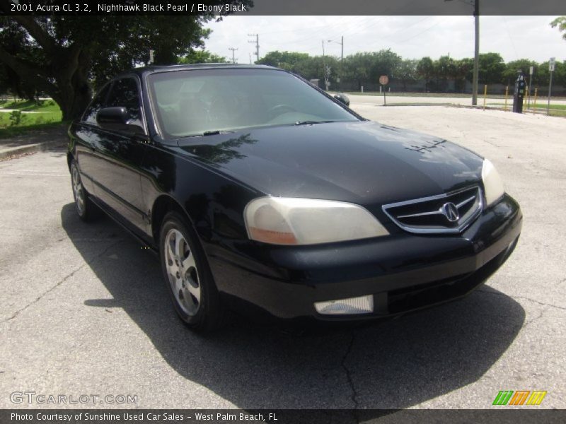 Nighthawk Black Pearl / Ebony Black 2001 Acura CL 3.2