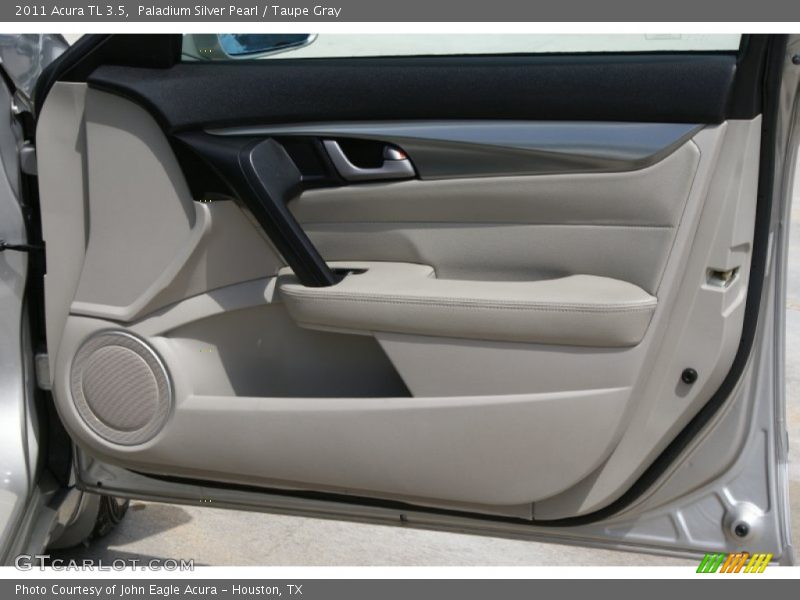 Paladium Silver Pearl / Taupe Gray 2011 Acura TL 3.5