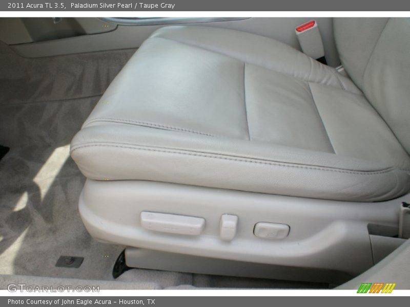Paladium Silver Pearl / Taupe Gray 2011 Acura TL 3.5