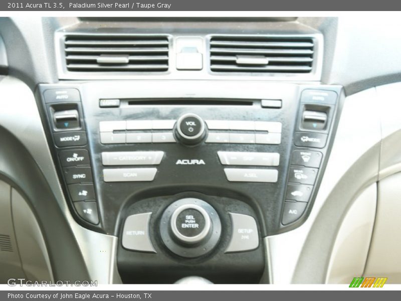 Paladium Silver Pearl / Taupe Gray 2011 Acura TL 3.5