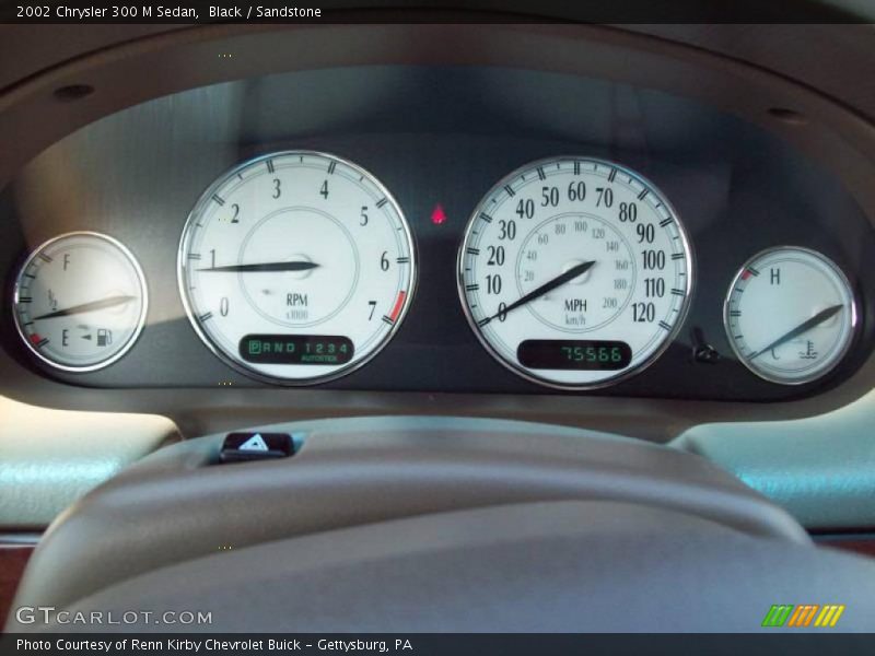 Black / Sandstone 2002 Chrysler 300 M Sedan