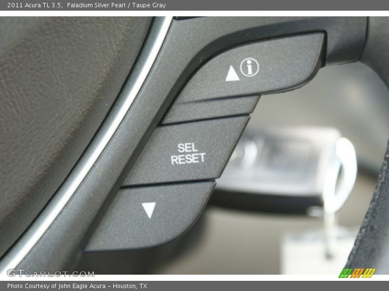 Paladium Silver Pearl / Taupe Gray 2011 Acura TL 3.5
