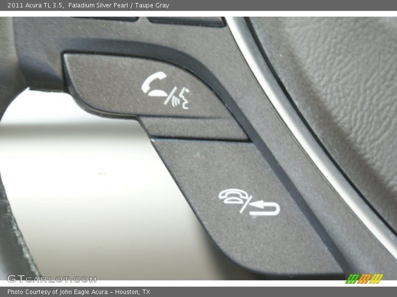 Paladium Silver Pearl / Taupe Gray 2011 Acura TL 3.5