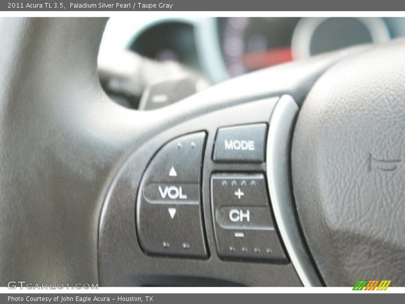 Paladium Silver Pearl / Taupe Gray 2011 Acura TL 3.5