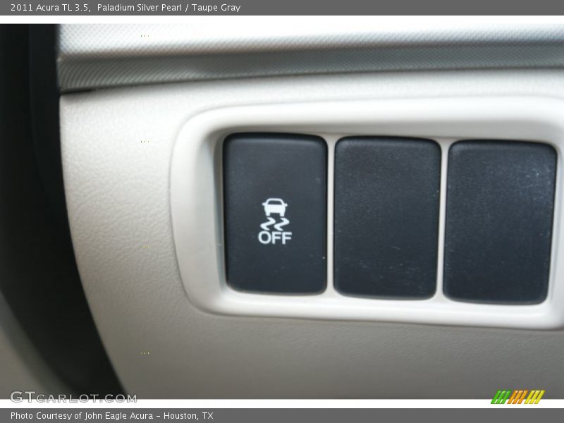 Paladium Silver Pearl / Taupe Gray 2011 Acura TL 3.5