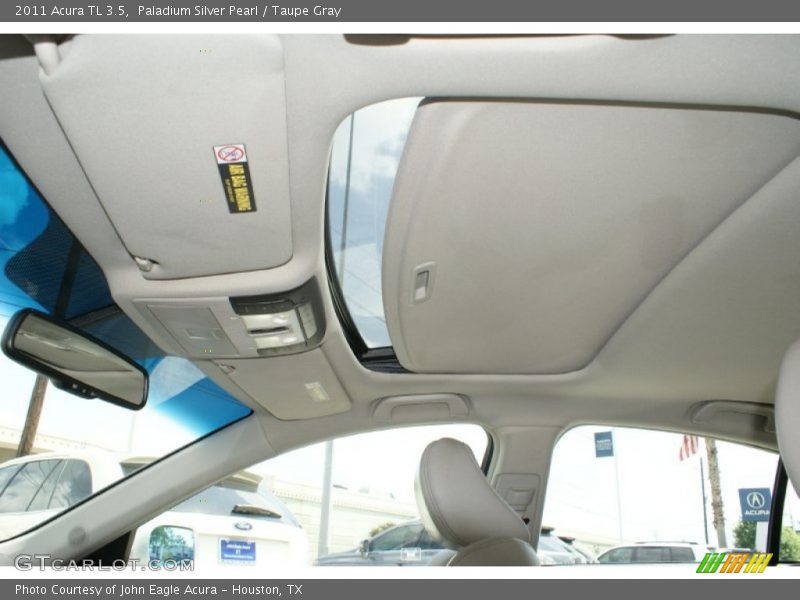 Paladium Silver Pearl / Taupe Gray 2011 Acura TL 3.5
