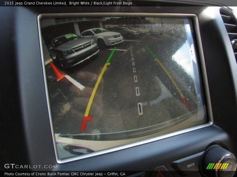 Bright White / Black/Light Frost Beige 2015 Jeep Grand Cherokee Limited