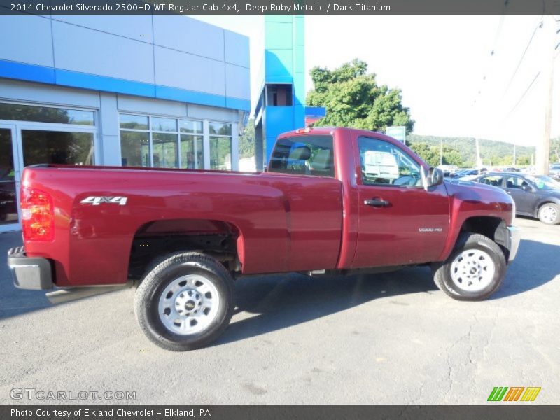 Deep Ruby Metallic / Dark Titanium 2014 Chevrolet Silverado 2500HD WT Regular Cab 4x4