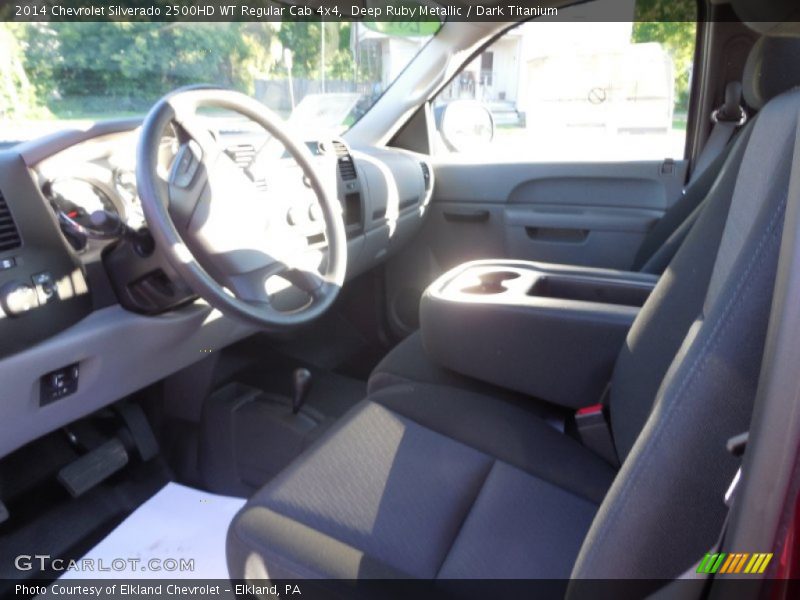 Deep Ruby Metallic / Dark Titanium 2014 Chevrolet Silverado 2500HD WT Regular Cab 4x4