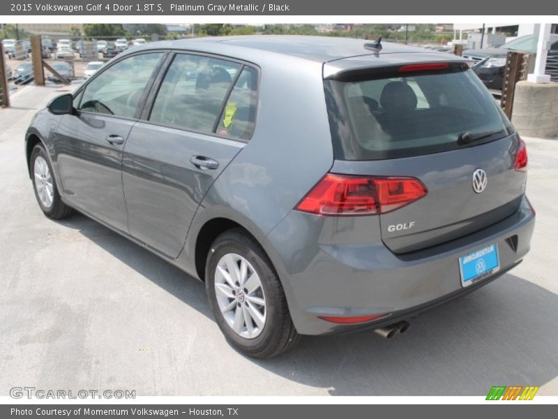 Platinum Gray Metallic / Black 2015 Volkswagen Golf 4 Door 1.8T S