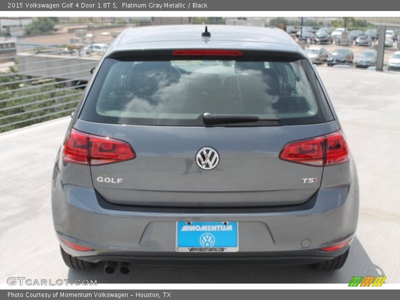 Platinum Gray Metallic / Black 2015 Volkswagen Golf 4 Door 1.8T S