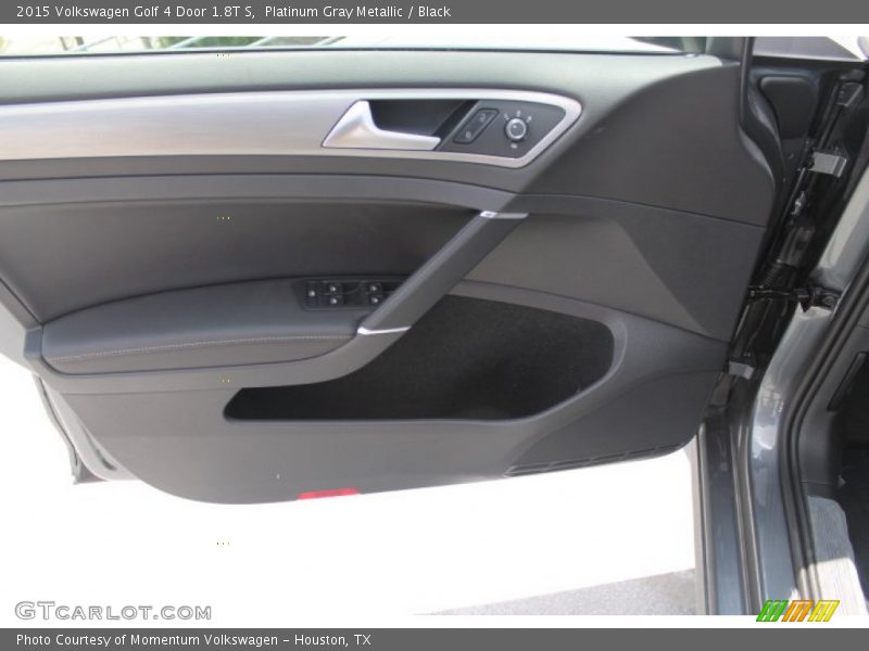 Platinum Gray Metallic / Black 2015 Volkswagen Golf 4 Door 1.8T S