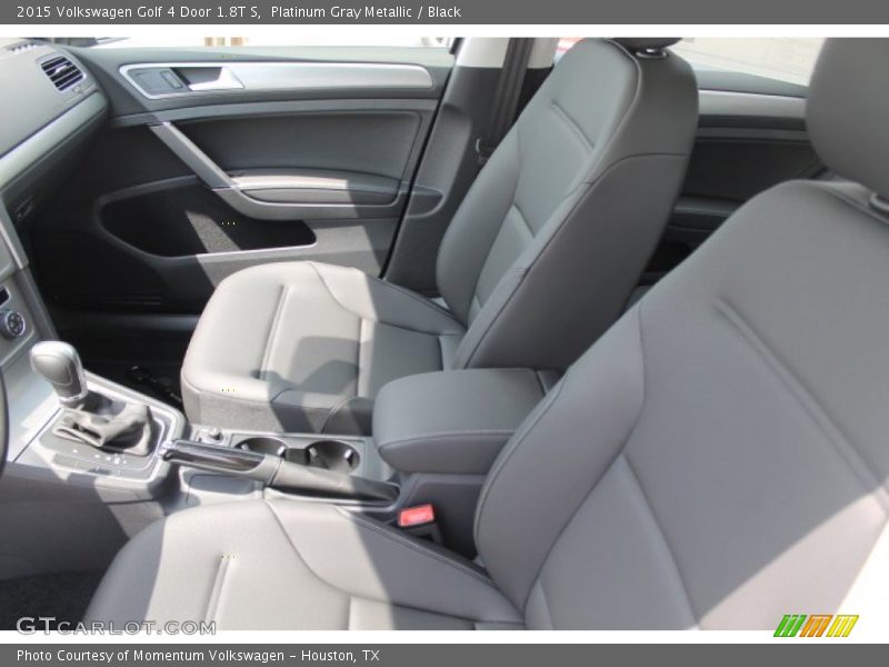 Platinum Gray Metallic / Black 2015 Volkswagen Golf 4 Door 1.8T S