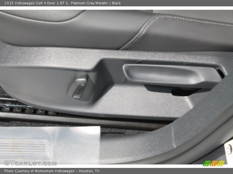 Platinum Gray Metallic / Black 2015 Volkswagen Golf 4 Door 1.8T S