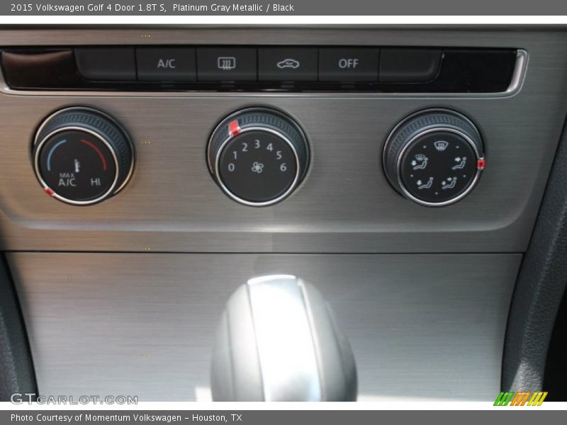 Platinum Gray Metallic / Black 2015 Volkswagen Golf 4 Door 1.8T S