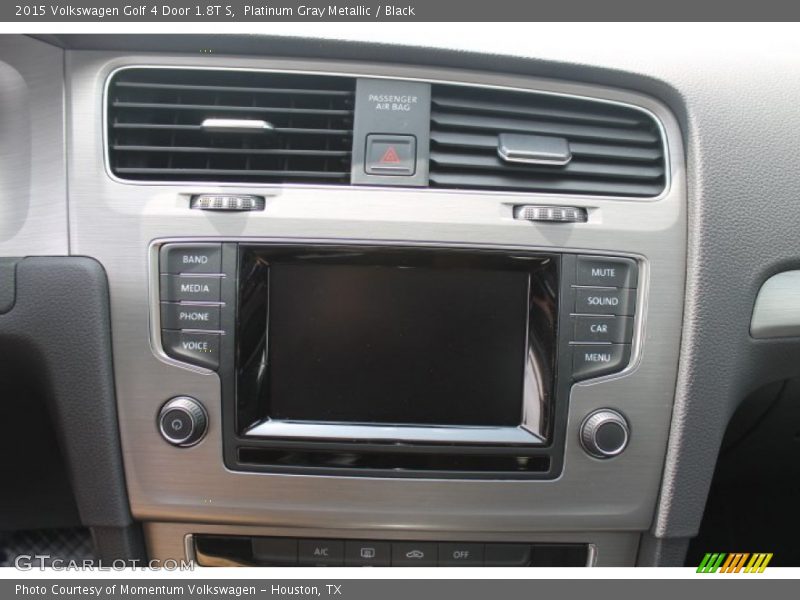 Platinum Gray Metallic / Black 2015 Volkswagen Golf 4 Door 1.8T S