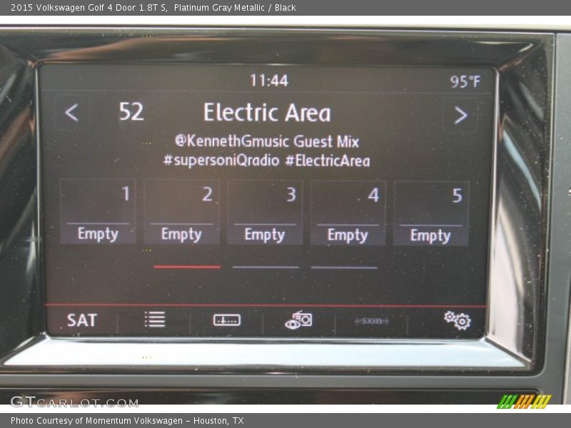 Platinum Gray Metallic / Black 2015 Volkswagen Golf 4 Door 1.8T S
