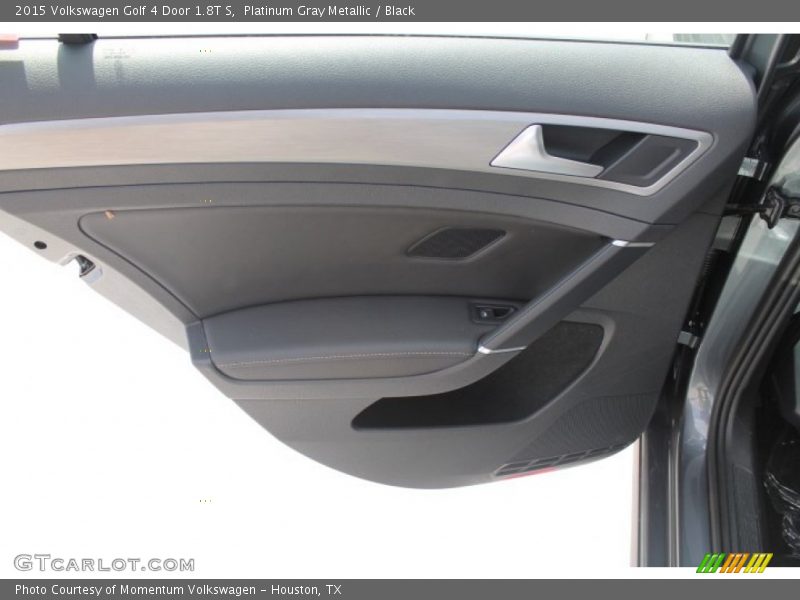 Platinum Gray Metallic / Black 2015 Volkswagen Golf 4 Door 1.8T S
