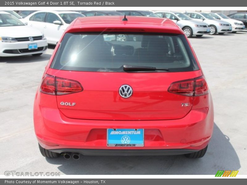 Tornado Red / Black 2015 Volkswagen Golf 4 Door 1.8T SE