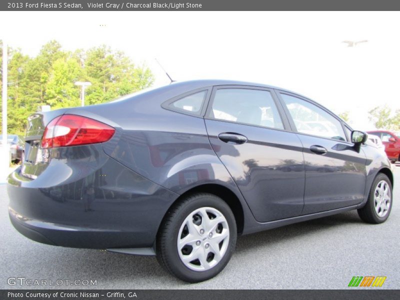 Violet Gray / Charcoal Black/Light Stone 2013 Ford Fiesta S Sedan