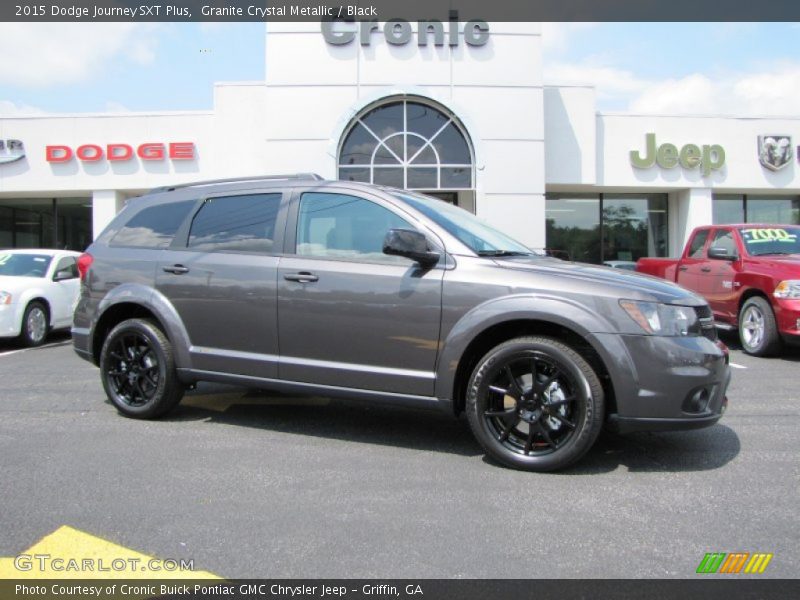 Granite Crystal Metallic / Black 2015 Dodge Journey SXT Plus