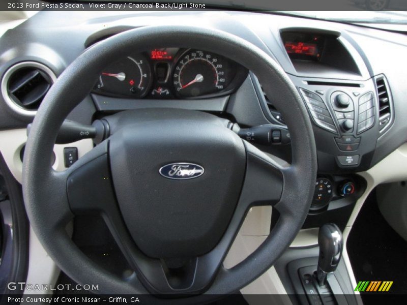 Violet Gray / Charcoal Black/Light Stone 2013 Ford Fiesta S Sedan