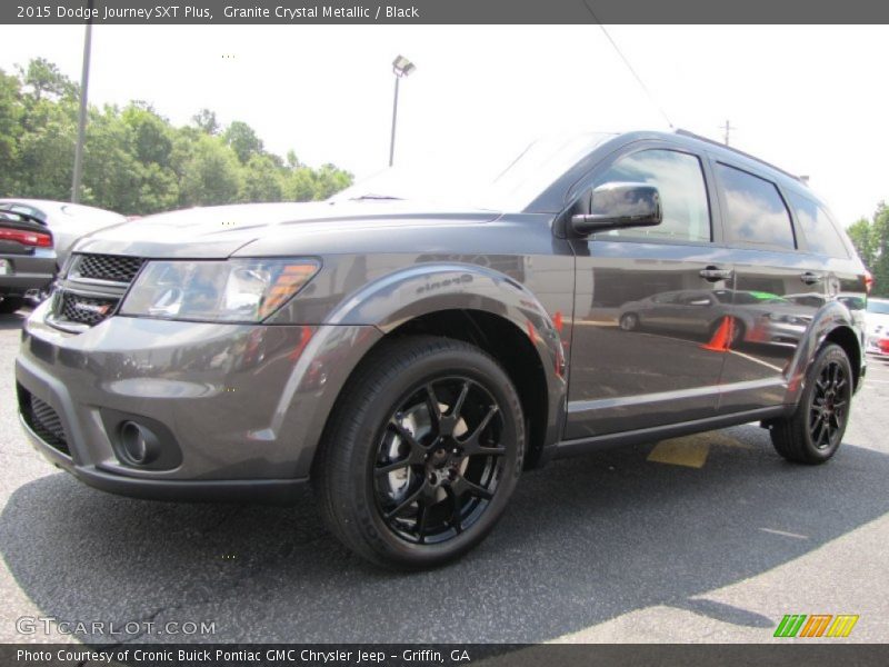 Granite Crystal Metallic / Black 2015 Dodge Journey SXT Plus