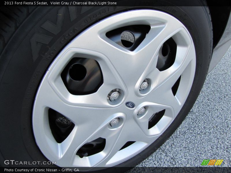 Violet Gray / Charcoal Black/Light Stone 2013 Ford Fiesta S Sedan