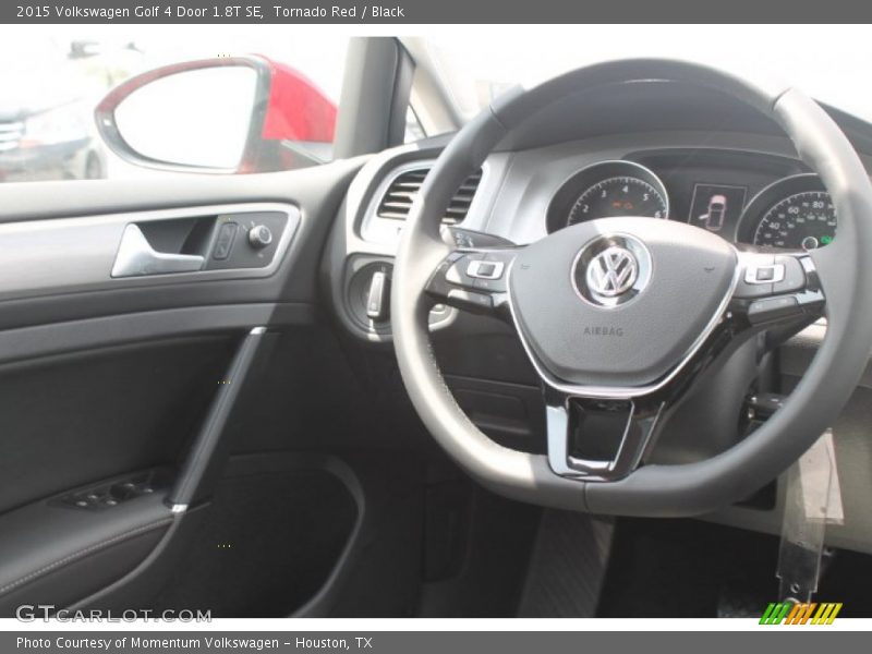 Tornado Red / Black 2015 Volkswagen Golf 4 Door 1.8T SE