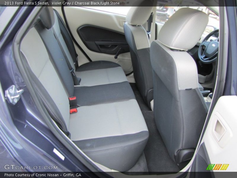 Violet Gray / Charcoal Black/Light Stone 2013 Ford Fiesta S Sedan